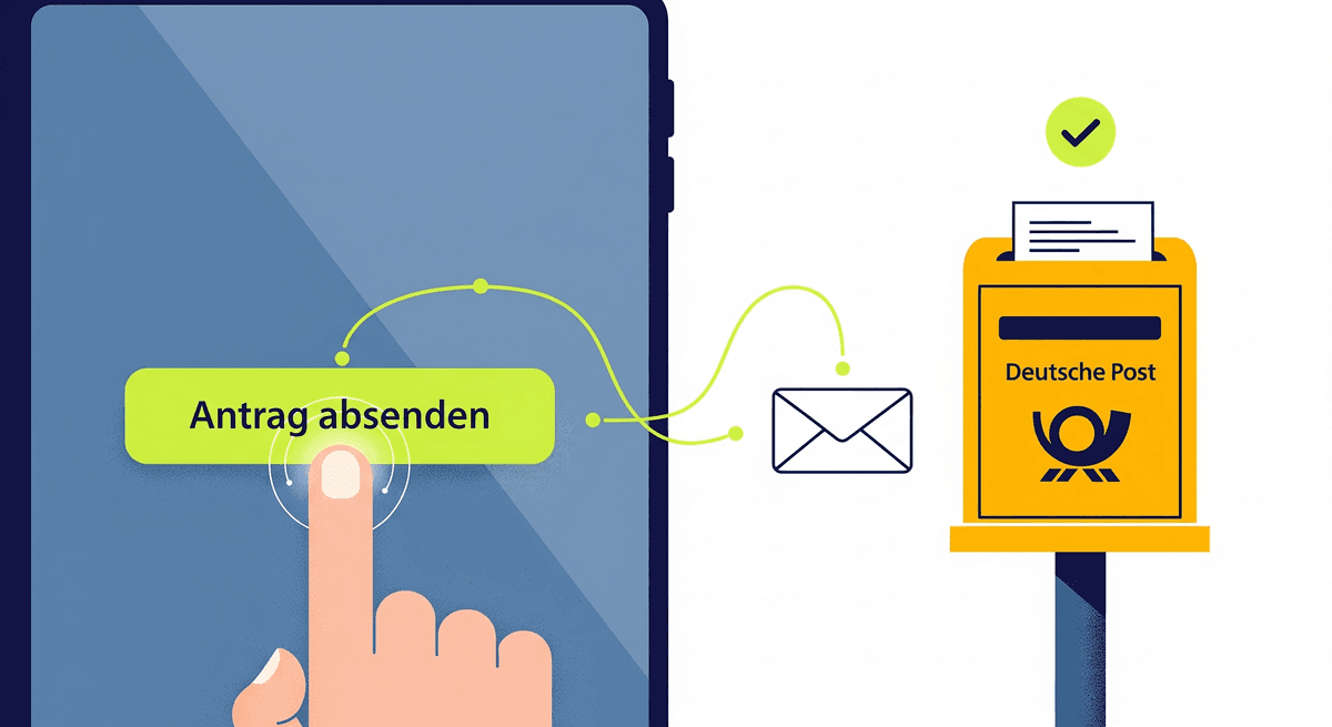 Schritt 2: Antragsprüfung und Weiterleitung an Rentenversicherung